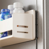 Cabinet Metal Fridge Organizer and Wall for Home Use, Rectangular Refrigerator Storage for Students and Kitchen