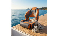 Marine Driver Seat Molded High Back Boat Seat Upholstered