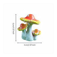 Realistic Simulation Potted Plant Fungus Decor Vibrant Colors House Decoration for Aquarium Aquarium, Balcony