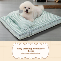 Dog Mat, Washable Removable Cover, Indoor Outdoor Pet Bed