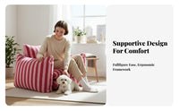 Modern Design Human-Sized Dog Bed Multi-Functional Indoor Furniture exceptionallySoft Household Furnishing Oversized Design for Apartment Dthe manufacturerllers, Pet Owners, Living Room, Balcony, perusing corner, Playroom