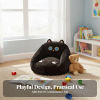 Semi-Enclosed Shape creatureShaped kid's Chair Soft and Comfortable creature Character Armchair Provides spine Support Floor seat Child-Safe for Toddlers, Parents, book corner corner, Playroom, Nursery, Living Room