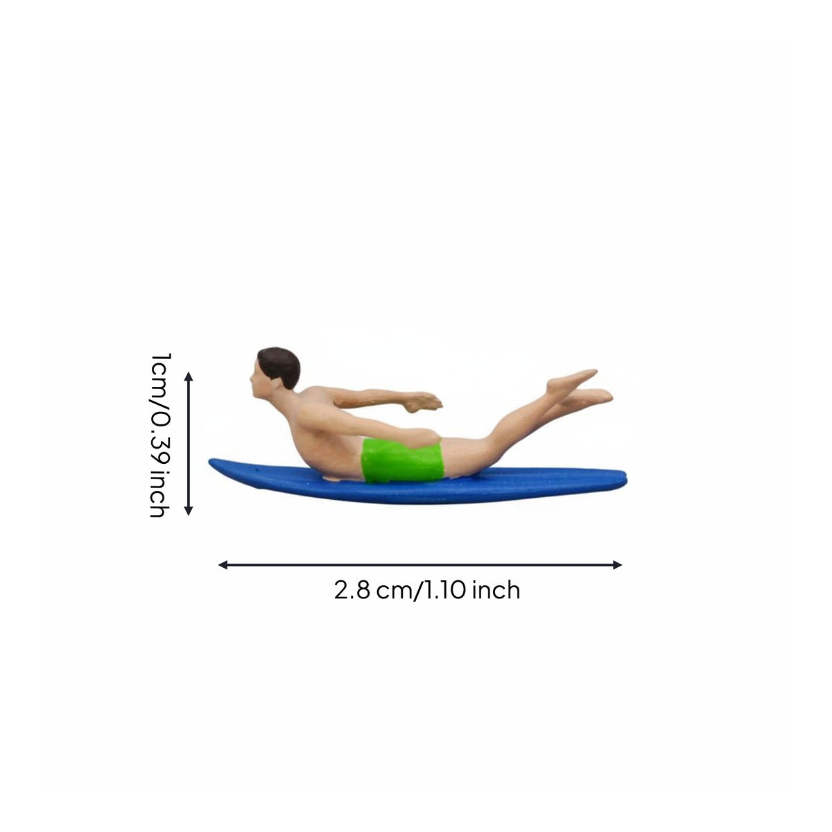 3 Pieces 1:64 Scale Kayak Miniature Figure Micro Landscape Mini Kayak Model Sand Table Scene Beach Miniature Scene Figure Realistic Intricacy
