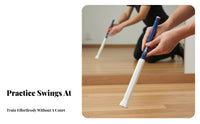 S Form Badminton Swing Coach Portable Badminton Whip Stroke Coach Lightweight for Beginners, Advanced Players, Home, On the Go, Gym
