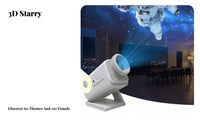 Adjustable Brightness Galaxy Light Display with Bluetooth Speaker Timer Function Dynamic Star Light Display Controller Control for Children