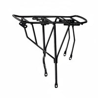 Mountain Bike Rear Rack Heavy Duty Cycle Cargo Rack Stainless Steel Screws Rear Bike Carrier