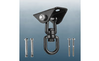 360-Degree Rotating Swing Hanger with Ceiling Mount Compact Hanging Mount with Swivel Rust-Resistant Swing Hanger with Bearing Swivel Versatile for Hanging Chair Chairs