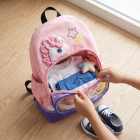 Kids' Cartoon Dry Wet Separation Swim Backpack for Outdoor Sports and Beach
