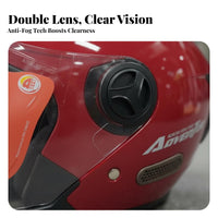3/4 Shell 3C Certified 3/4 Shell Helmet All Season Secure Headwear for Pedal-Assist Bike Riders, Commuting