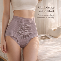Women's Seamless Underwear Panties with Gusset and Treatment, Lace Trim Knickers with Control Design for Shaping, Comfortable No Show Daily Wear