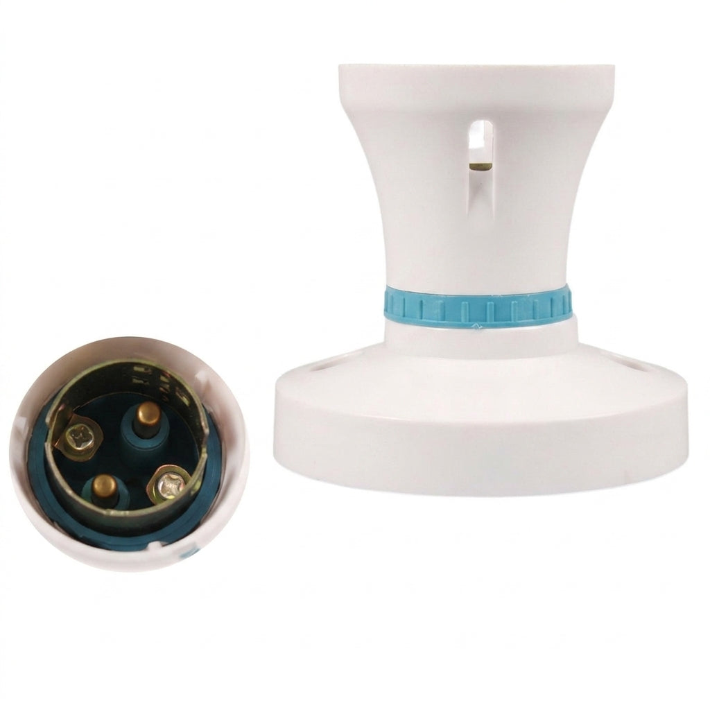 Ceiling Light Fitting with B22 Bulb Holder for Home Lighting, Durable Bakelite Phenolic Resin Ceiling Mount, 76mm Base Diameter Surface Mount