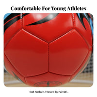 Soccer Ball Wear-Resistant Young Soccer Ball High-Strength-Reliable Team Athletic Gear for Children, Teenagers, Gym Class, School Playground
