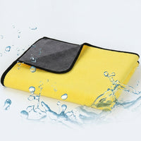 400 GSM Microfibre Cloth and Car Drying Towel, Thick Microfibre Cloth for Car Glass Surfaces and Exterior, High Absorbency Cleaning, 30cm x 40cm