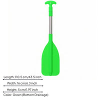 Aluminum Alloy Shaft Kids Paddle Plastic Blade Water Paddle Lightweight for Rafting, Boating