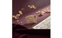 Violin Bridge Handmade Maple Violin Bridge Finely Polished Musical Instrument Part for Luthiers, Music Students