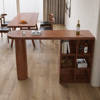 bar table with storage