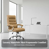 Adjustable Height Highspine managerial Chair Ergonomic Design Highspine Rolling Chair Padded Armrests Office Furniture robustDuty Base for managerials, Professionals, Remote Workers, Study Room, Working, Gaming Setup