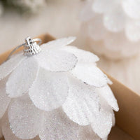 Decorative Baubles Set Shatterproof Hanging Decorations Glittery Tree Ornaments for Easter Spring Wedding Party Decor