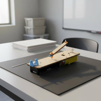Reciprocating Linkage Model Adjustable Stroke Linear Motion Linkage Pre Drilled Holes Classroom Apparatus for Teachers, Lab