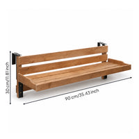 Balcony Railing Table Space-Saving Hanging Balcony Table Adjustable Compact for Apartment Dwellers, Small Areas