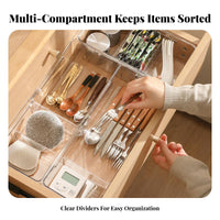 Expandable Cutlery Organizer multipurpose Expandable Cutlery Tray for households