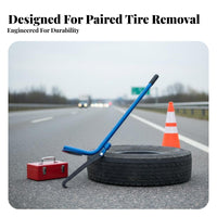 Truck Tire Removal Tool Heavy Duty Tire Dismounting Hook High-Quality Steel Bead Breaker Bar for Auto Repair Professionals, Workshop, Garage, Roadside