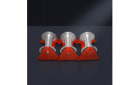 Heavy-Duty Cable Laying Pulley High-Capacity Triple Cable Roller Long-Lasting Wire Guide Wheel Corrosion-Resistant for Workshops