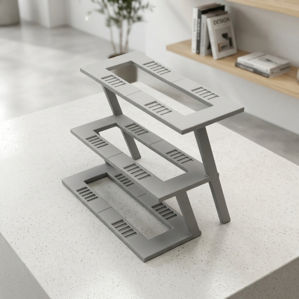 Stepped Model Car Display Stand Compact 3-Tier Display Stand Space-Saving Balanced for Hobbyists