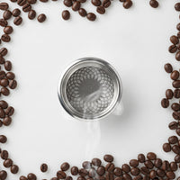 304 Stainless Steel Espresso Portafilter Basket 58mm Filter Basket Straight Wall Design for Baristas, Home Cafe