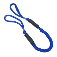 Shock Absorbing Bungee Dock Line with Loop and Slider Floating Bungee Dock Line Quick Attach Rope Water Sports for Kayakers