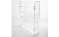Acrylic Display Cabinet with Shelves Transparent Wall-Mounted Display Cabinet spaceSaving Storage Organizer for Figurines, Miniatures