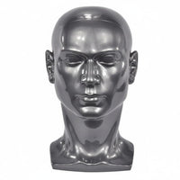 Long-Lasting PVC Material Male Mannequin Head Stable Base Hairpiece Display Stand for Studio