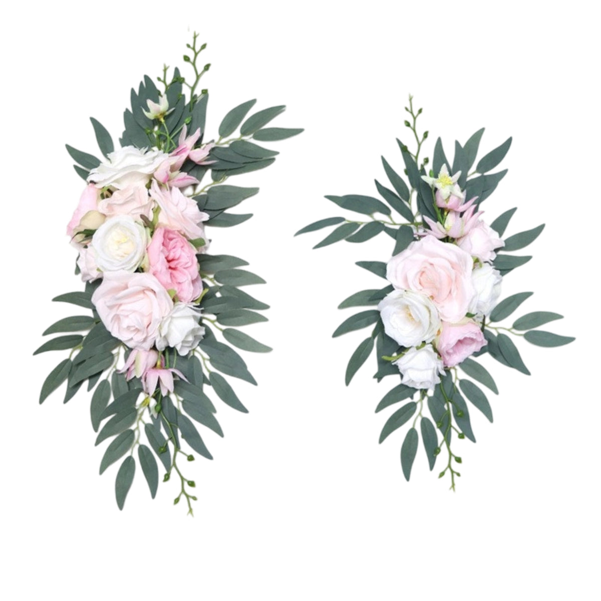 2 Pieces Wedding Arch Flower Easy to Reuse Wedding Arch Flowers Long-Lasting