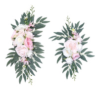2 Pieces Wedding Arch Flower Easy to Reuse Wedding Arch Flowers Long-Lasting