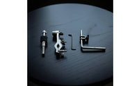 Metal Extension Arm with Clamp Sturdy Drum Hardware Mounting Kit Heavy-Duty Drum Clamp with L-Rod Stable for Drummers