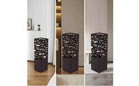 Metal Umbrella Stand Elegant Umbrella Stand with Cutout Design Storage Bin Space-Saving Sturdy for Entryway, Hallway