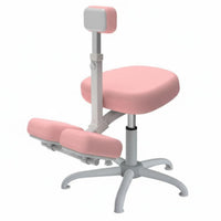 Stable Fiveprong Base Adjustable Kneeling Chair Antitip-proof Adjustable Kneeling Chair with Chest Rest Lockable Casters children's Furniture for children, Students, Parents, Writing, Home Study, Desk Work, Online Learning