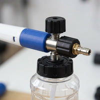 Pressure Washer for Car Cleaning and Car Wash, Car Detailing Foam Lance with Transparent Bottle, Adjustable Spray Pattern, 1/4 Inch Connector