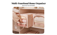 foldable textile Storage container Stackable Closet Organizer Steel Frame reinforcement