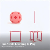 Educational Castle Construction Toy Easy to Build DIY Play Structure Safe & Long-Lasting for Preschoolers, Playroom