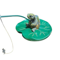 Creative Lotus Leaf Turtle Fishing Resin Ornament, Aquatic Habitat, Fish Habitat, Pond, Courtyard Landscaping