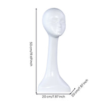 Swan Neck Mannequin Head Glossy Fiberglass Mannequin Head Sculptural for Boutiques, Salons