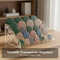 Household Storage Tiered Organizer Compact Footprint for Vanity