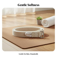 Stretching Strap Back Opening Aid Methodical Alignment Practice Strap Skin-Friendly Non-Elastic Stretching Belt for Athletes