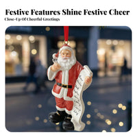 Wooden Letter Block Character Frosty Festival Scene these ornamentse Holiday Decoration for Homeowners