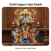 Leisheng Universal Celestial Lord Figurine Intricately Detailed Taoist Celestial Power Ous Immortal Statue Lively Colors Chinese God of Storms