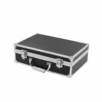 Locking Hard Case Lockable Security Hard Shell Carrying Case Reinforced Corners Combination Lock Box for Storage, Travel, Worksite