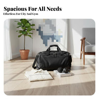 Shoe Compartment Athletic Duffel Wet and Dry Separation Gym Duffel Bag Waterproof Luggage for Journeyers, Athletes, Workout, Weekend Trips, Commuting