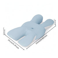 Butterfly Contour Pillow Pressure Relief Neck Support Pillow Bedding Silky Breathable for Side Sleepers, Bedroom, Guest Room