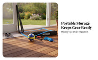 Powder-Coated Outdoor Volleyball Court Set Carrying Bag Volleyball Net System